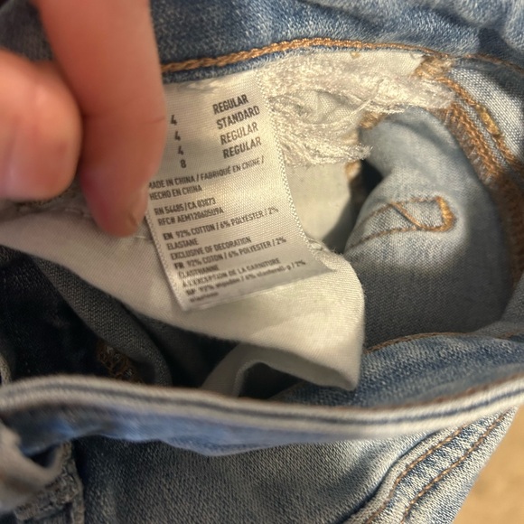 American Eagle Outfitters Distressed light Blue Skinny Jeans - Picture 5 of 5